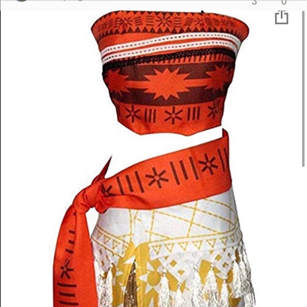 Moana women’s costume size small